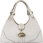 Gucci White Leather Jackie Handbag