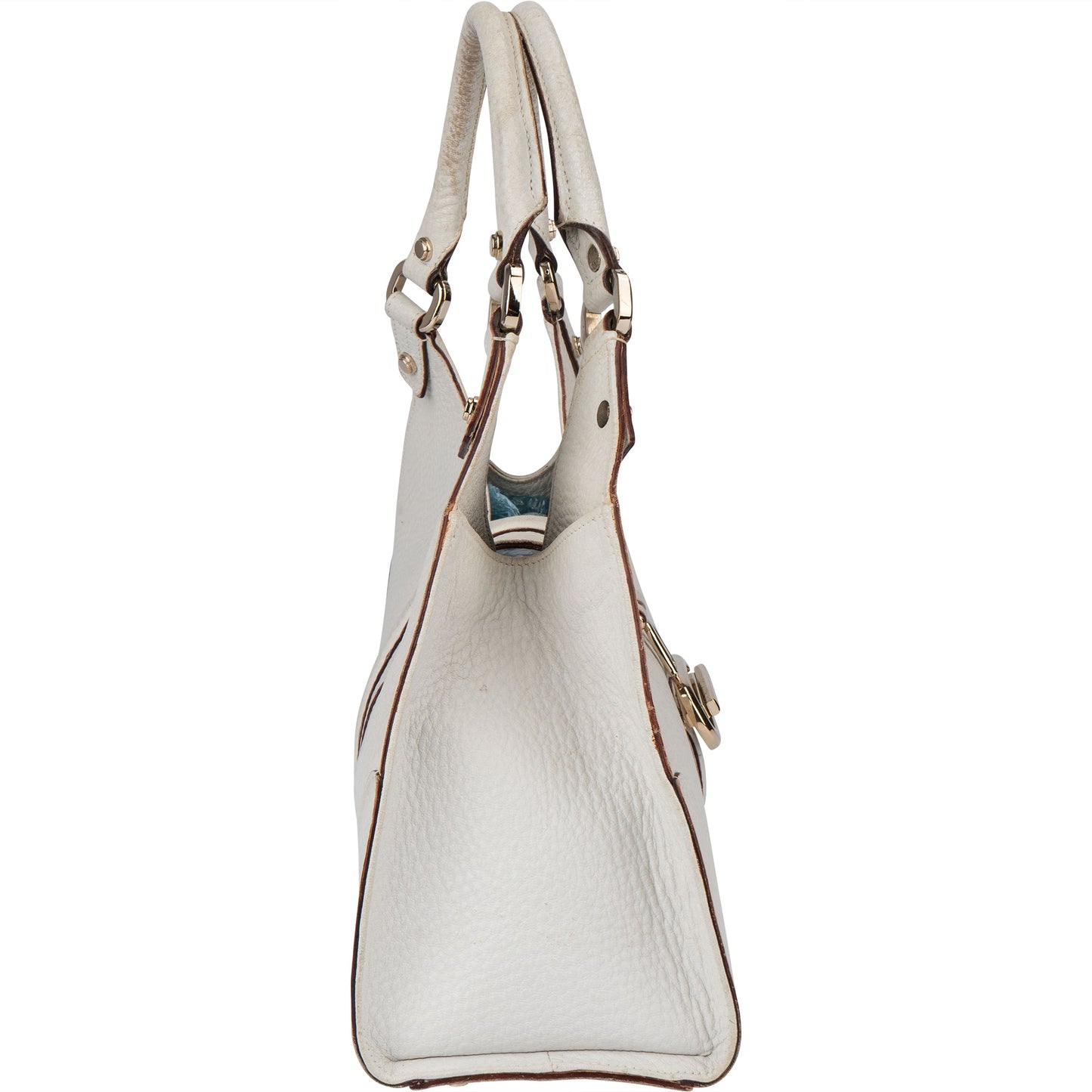 Gucci White Leather Jackie Handbag