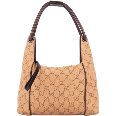 Gucci GG Monogram Hobo String Shoulder Bag