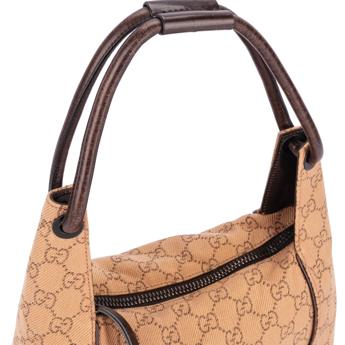 Gucci GG Monogram Hobo String Shoulder Bag