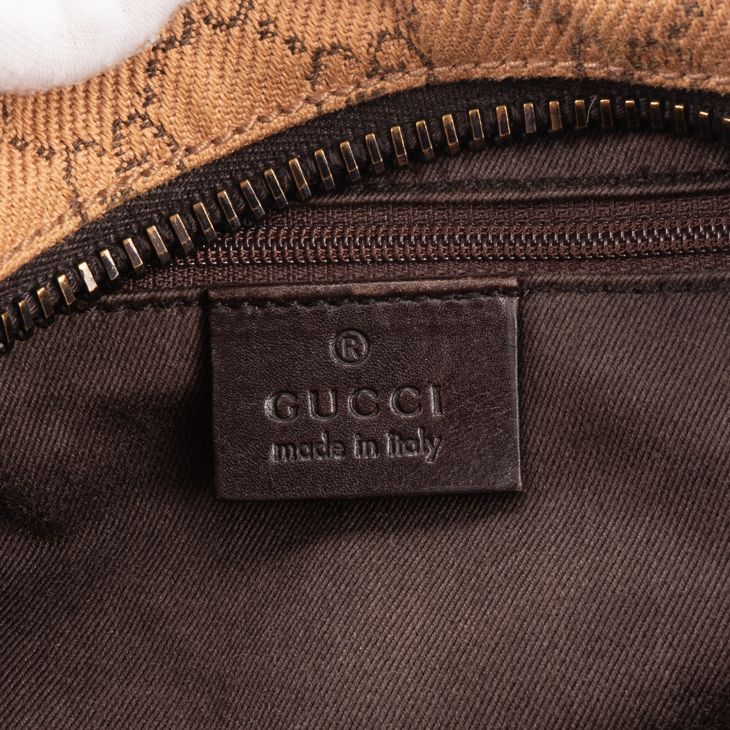 Gucci GG Monogram Hobo String Shoulder Bag