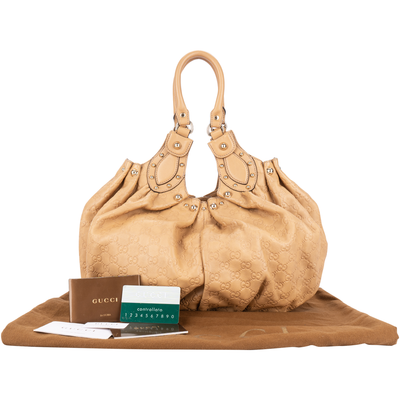 Gucci GG Monogram Leather Pelham Shoulder Bag