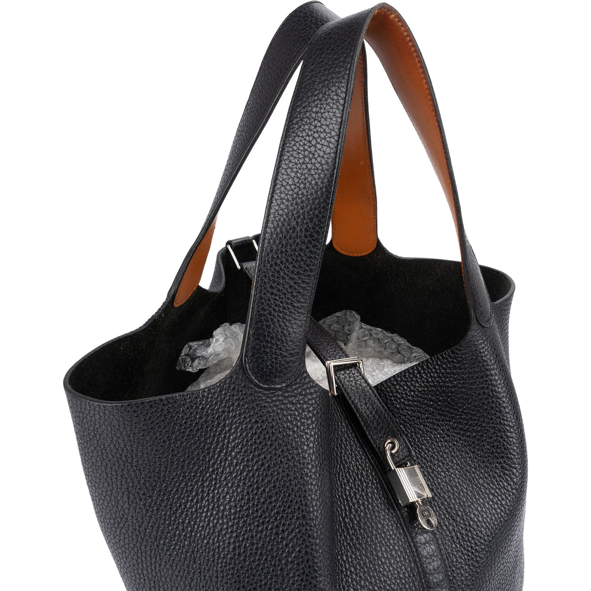 Hermès Grained Clemence Leather Picotin Lock 26 Handbag