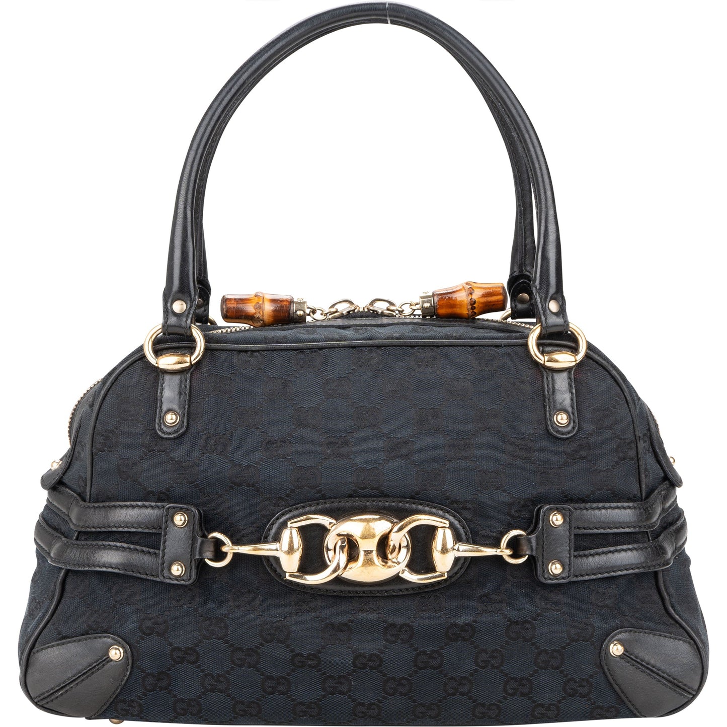 Gucci GG Monogram Horsebit Handbag