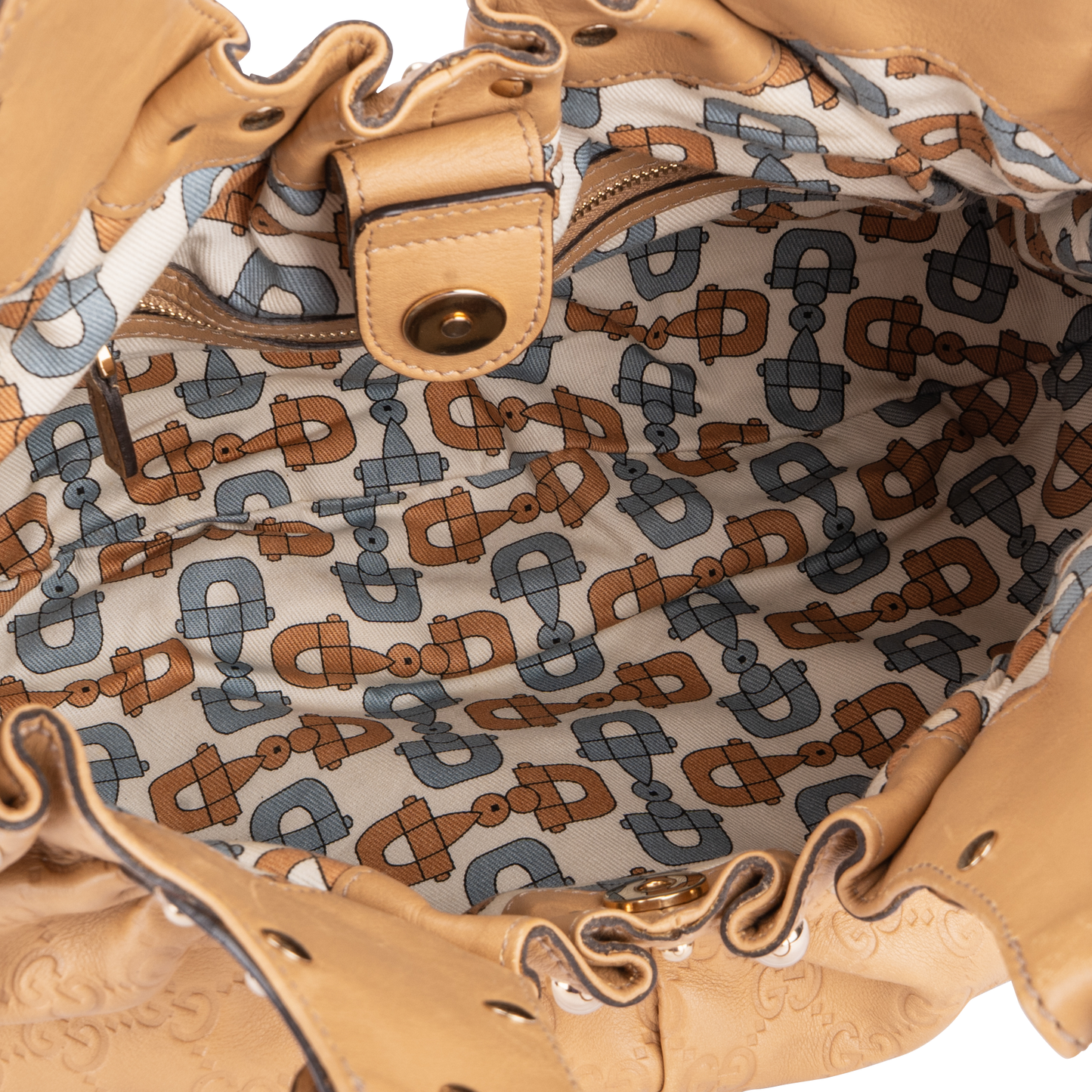 Gucci GG Monogram Leather Pelham Shoulder Bag