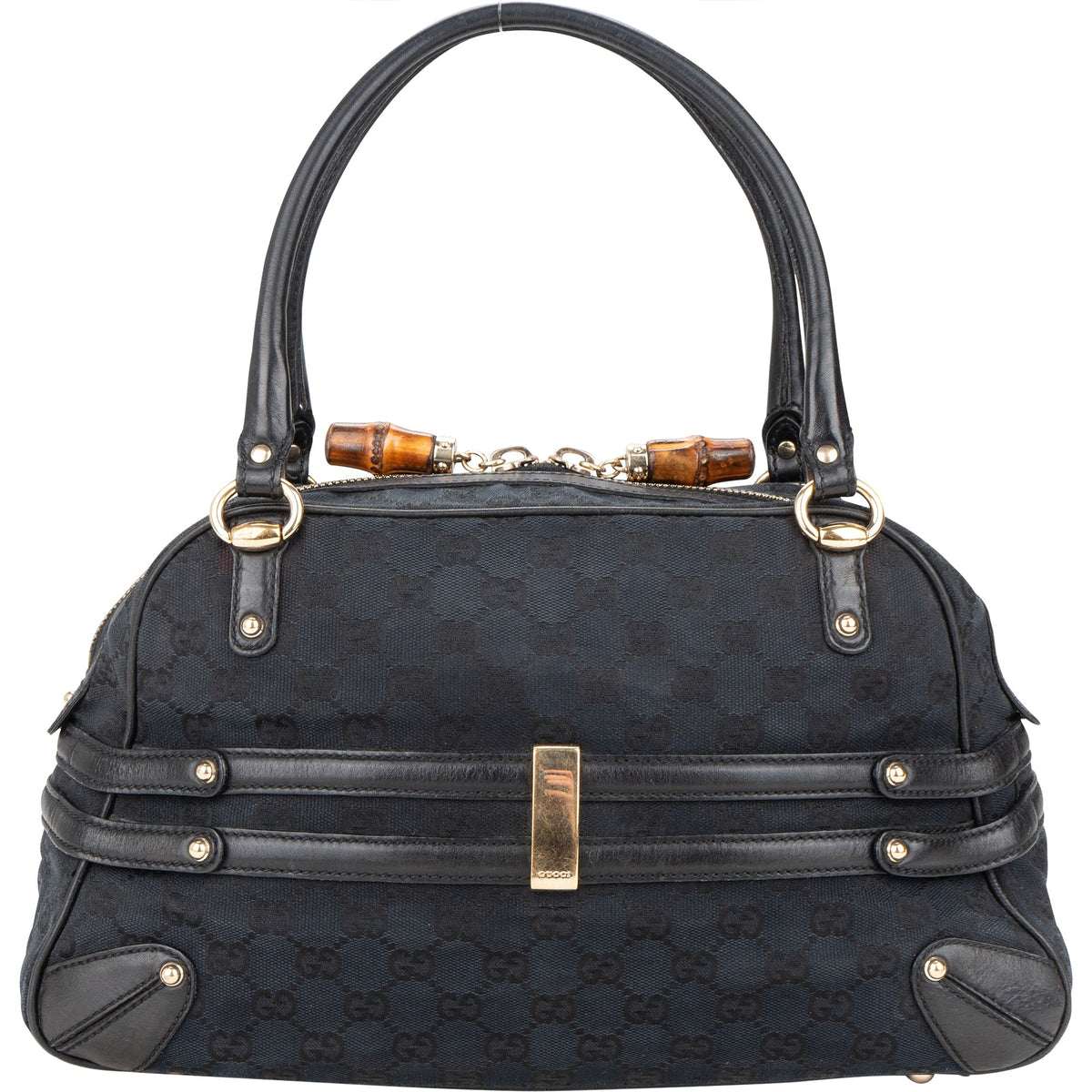 Gucci GG Monogram Horsebit Handbag
