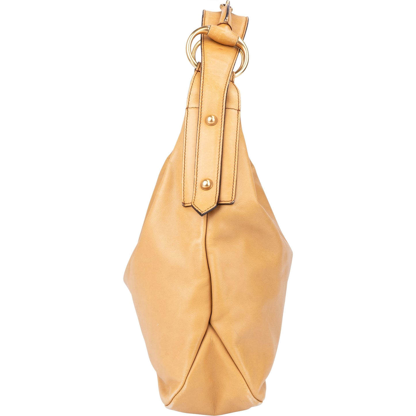 Gucci Leather Horsebit Hobo Bag