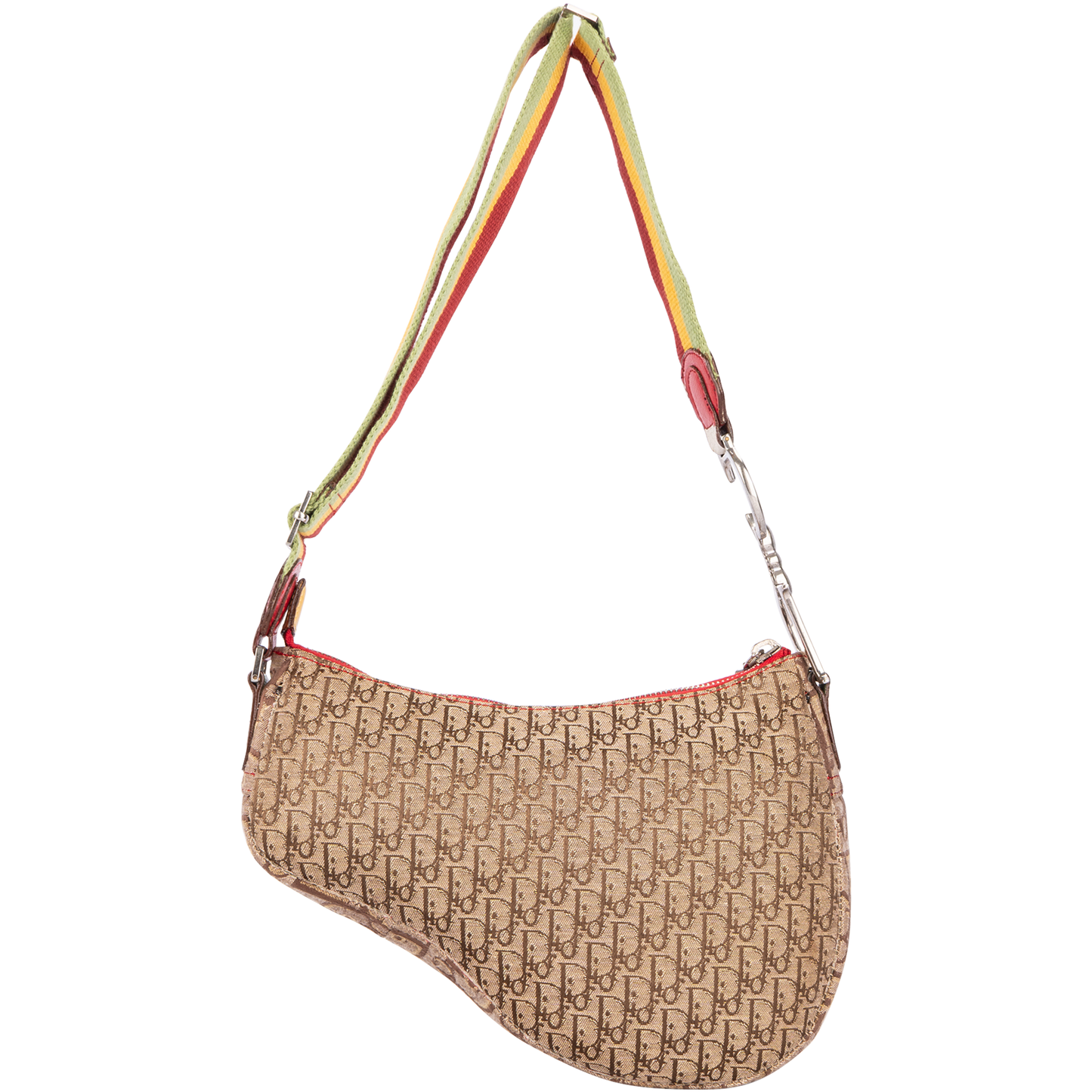 Christian Dior Monogram Rasta Saddle Shoulder Bag