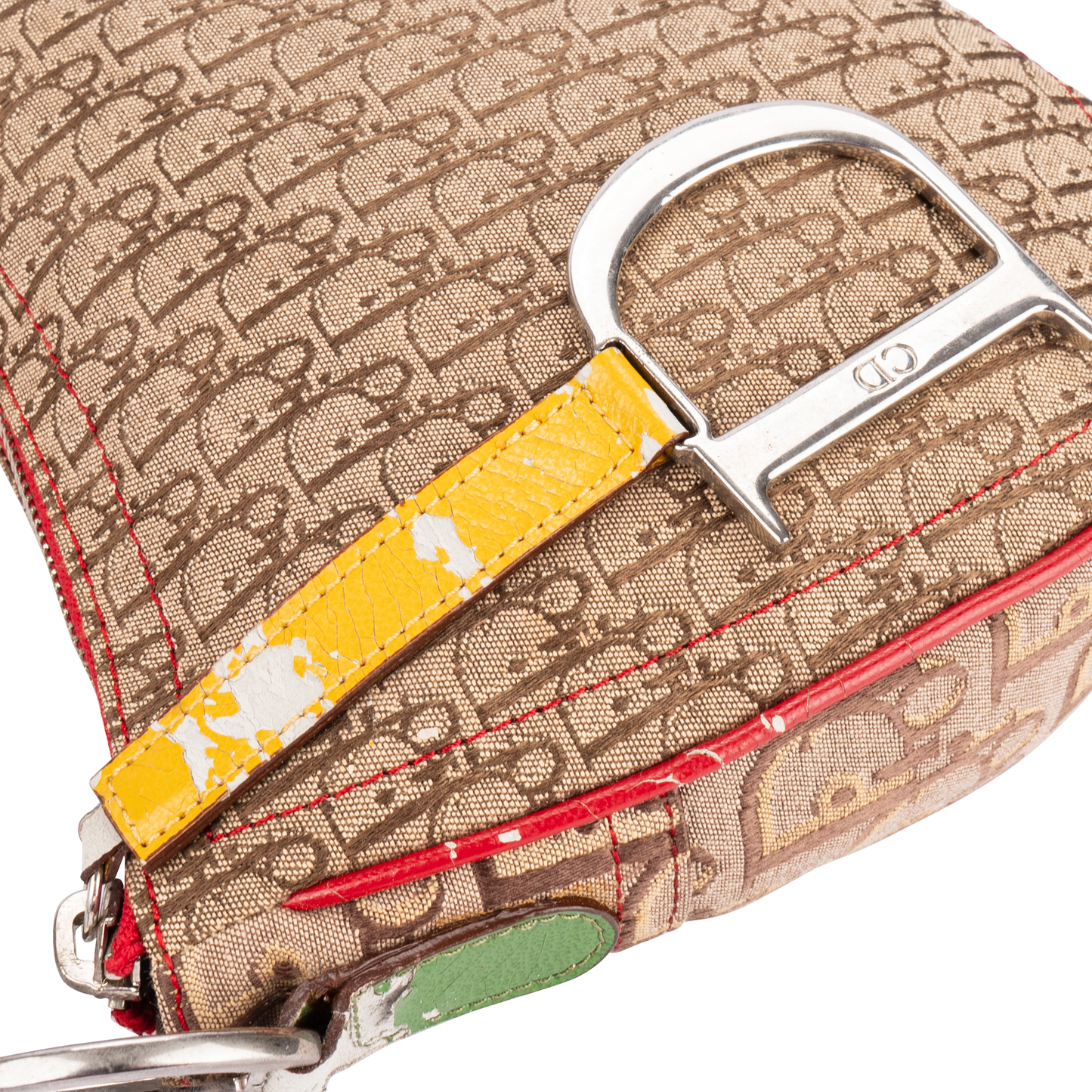 Christian Dior Monogram Rasta Saddle Shoulder Bag