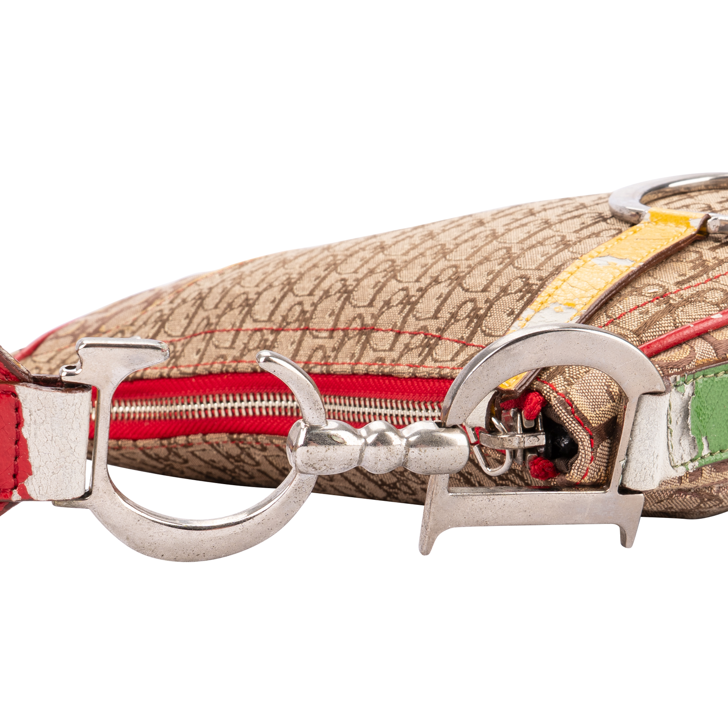 Christian Dior Monogram Rasta Saddle Shoulder Bag