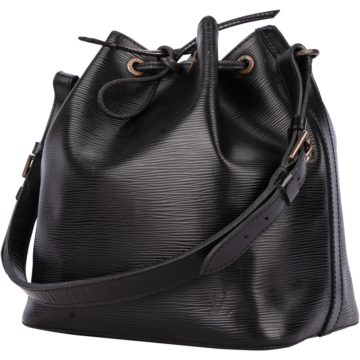 Louis Vuitton Noir Epi Leather Sac Noe Petit