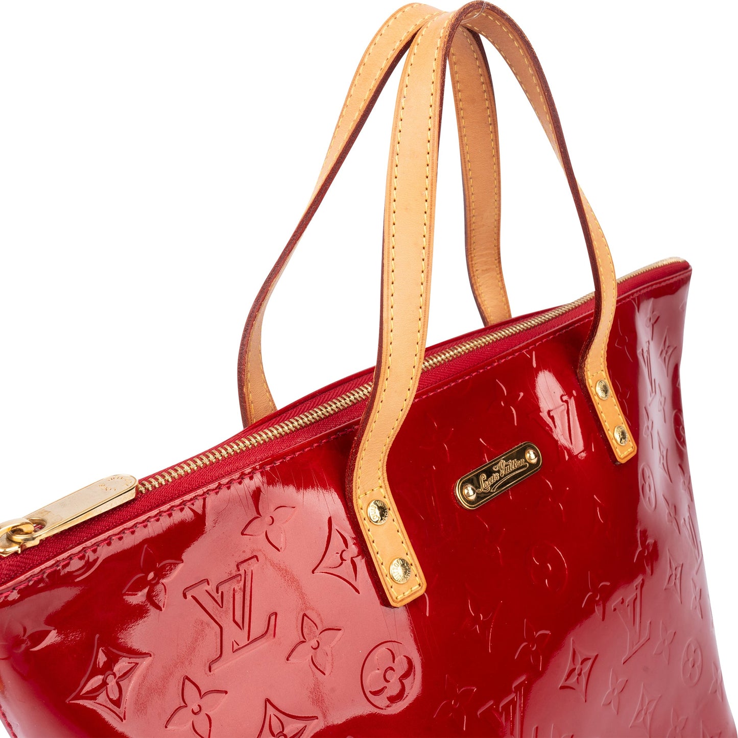 Louis Vuitton Rouge Vernis Monogram Bellevue PM Handbag