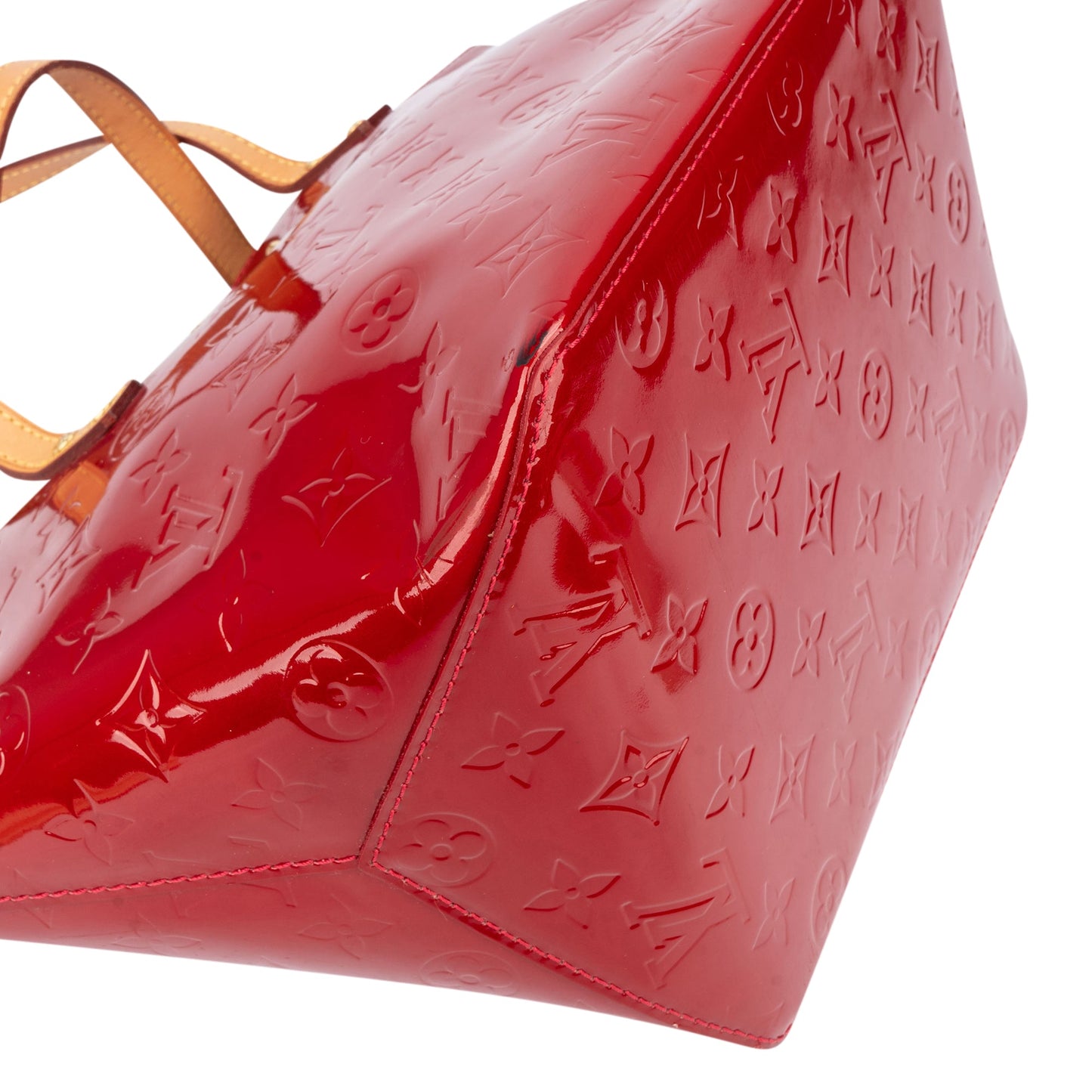 Louis Vuitton Rouge Vernis Monogram Bellevue PM Handbag