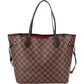 Louis Vuitton Monogram Damier Ebene Neverfull MM Shoulder Bag