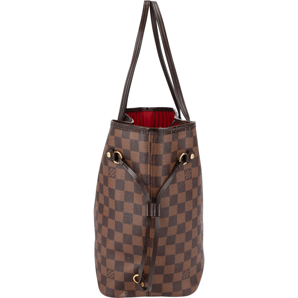 Louis Vuitton Monogram Damier Ebene Neverfull MM Shoulder Bag