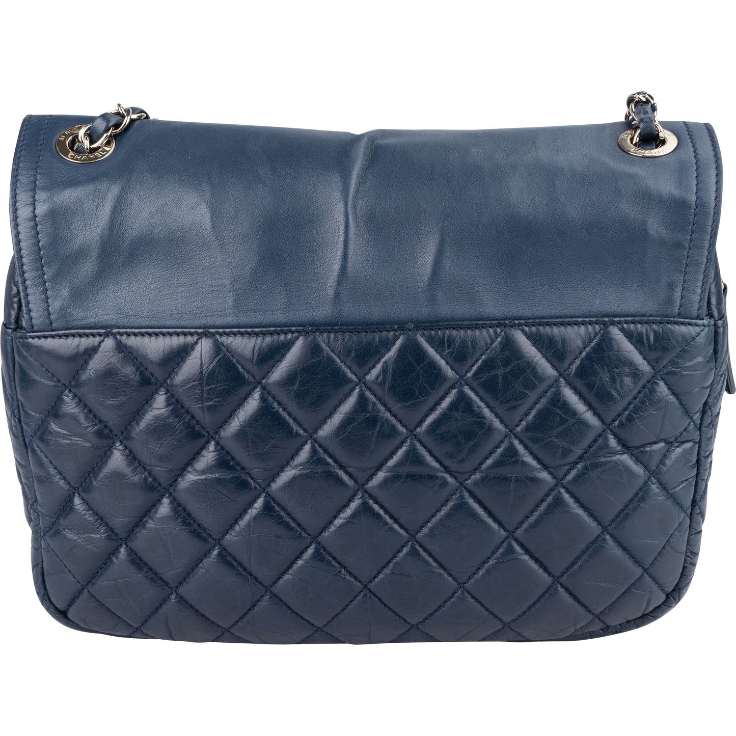 Chanel Quilted Lambskin Single Flap Crossbody Bag