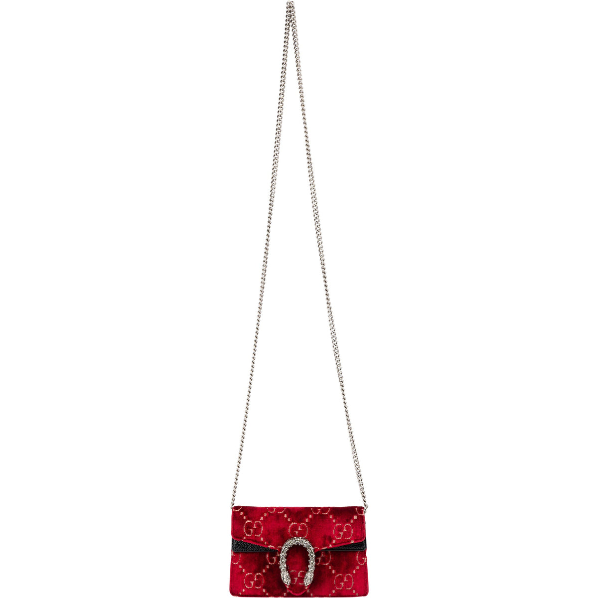 Gucci Dionysus Mini mit Kristallen aus GG Samt – Ansicht 8