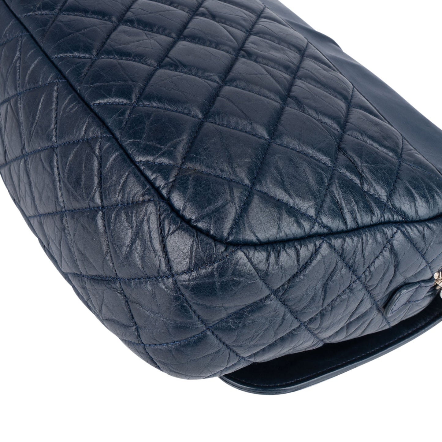 Chanel Quilted Lambskin Single Flap Crossbody Bag