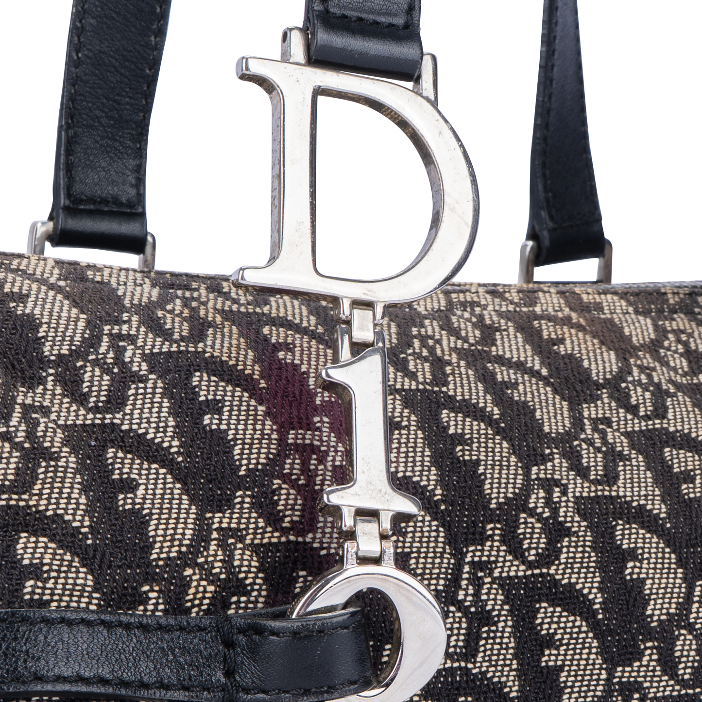 Christian Dior Charms Boston Monogram Shoulder Bag