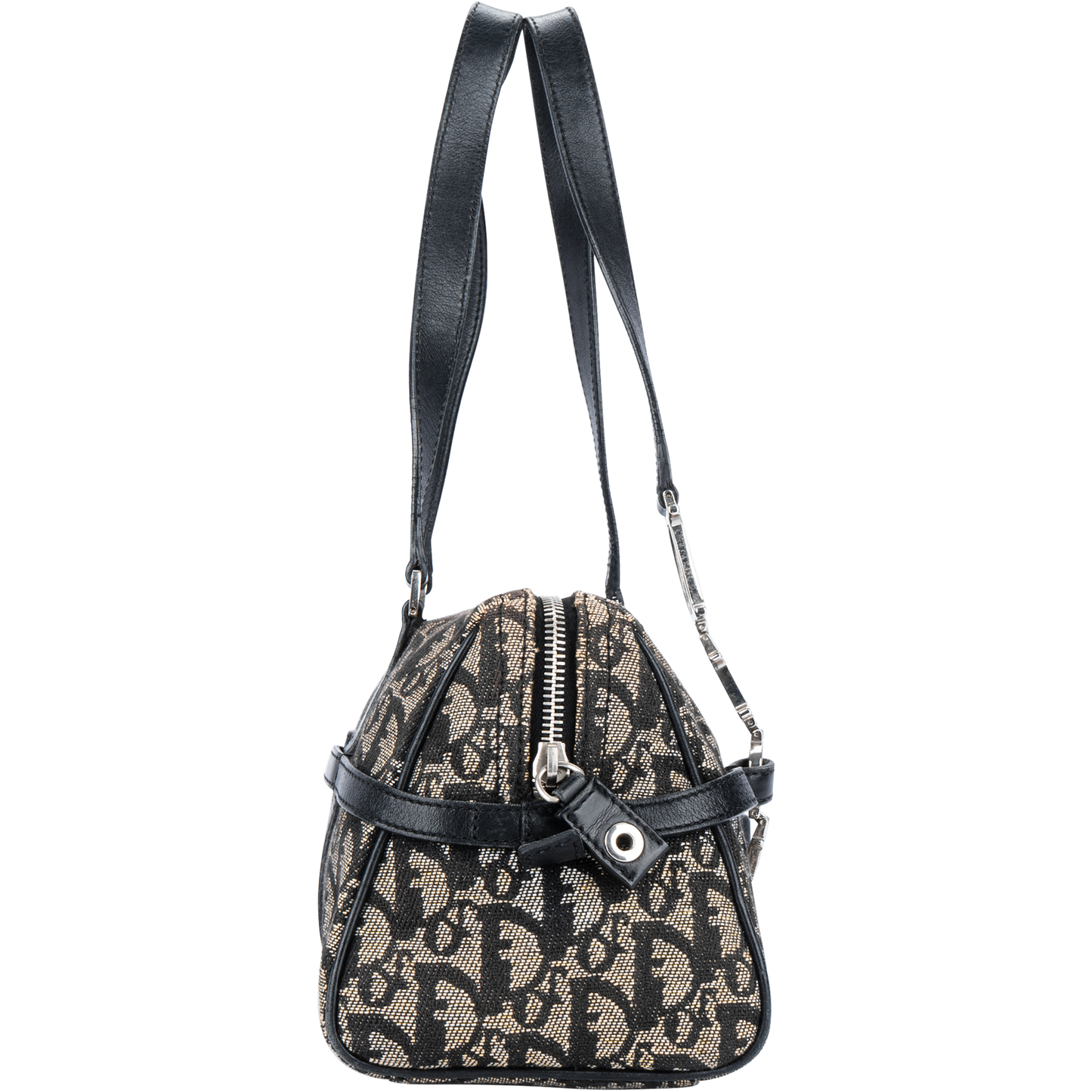 Christian Dior Charms Boston Monogram Shoulder Bag