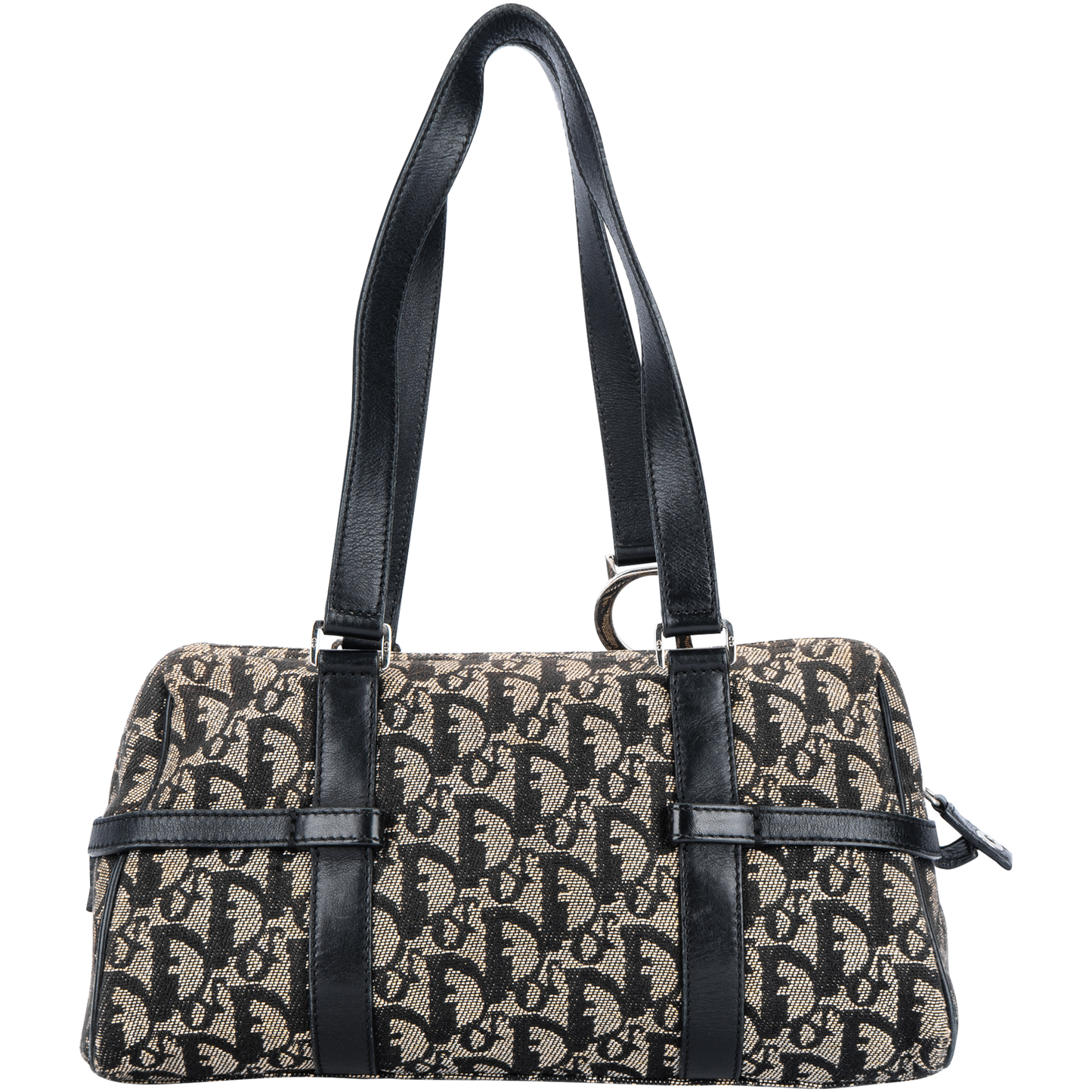 Christian Dior Charms Boston Monogram Shoulder Bag