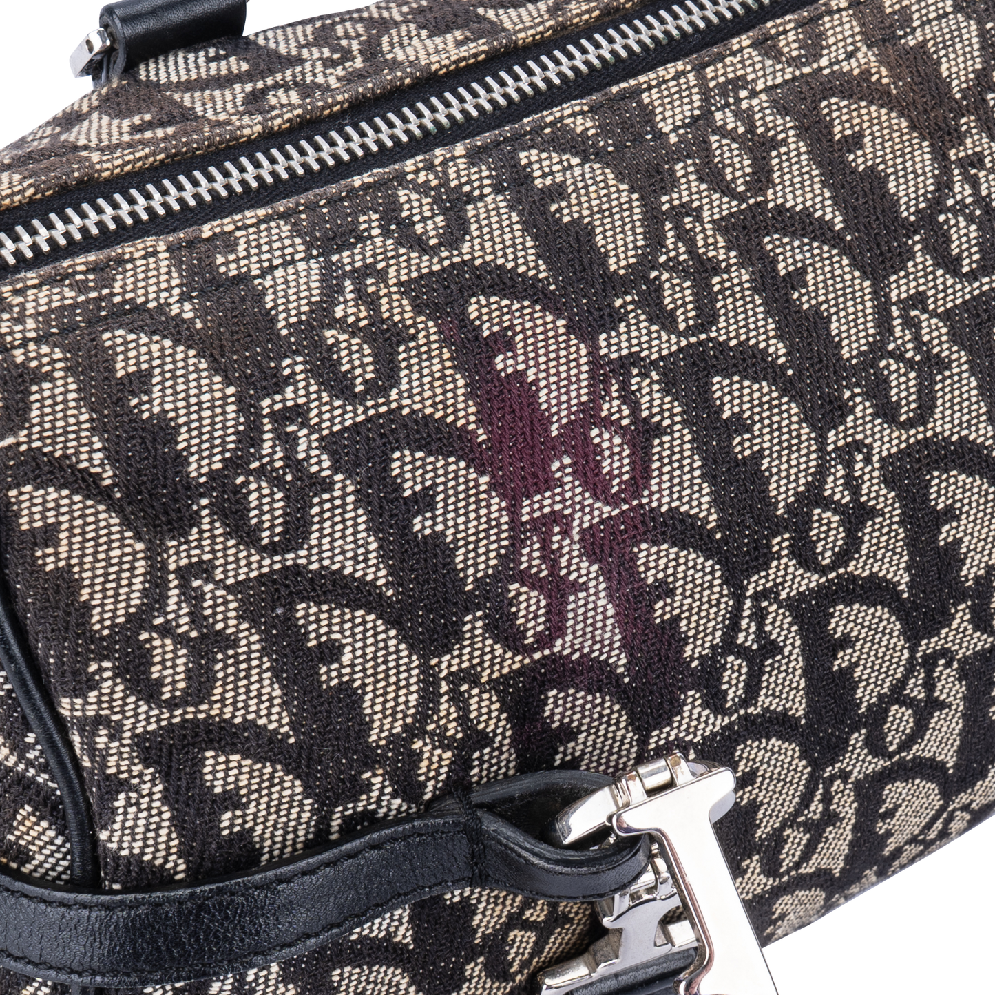 Christian Dior Charms Boston Monogram Shoulder Bag