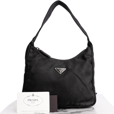 Prada Nylon Triangle Re-Edition Hand Bag