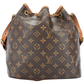 Louis Vuitton Canvas Monogram Sac Noe Petit Shoulder Bag
