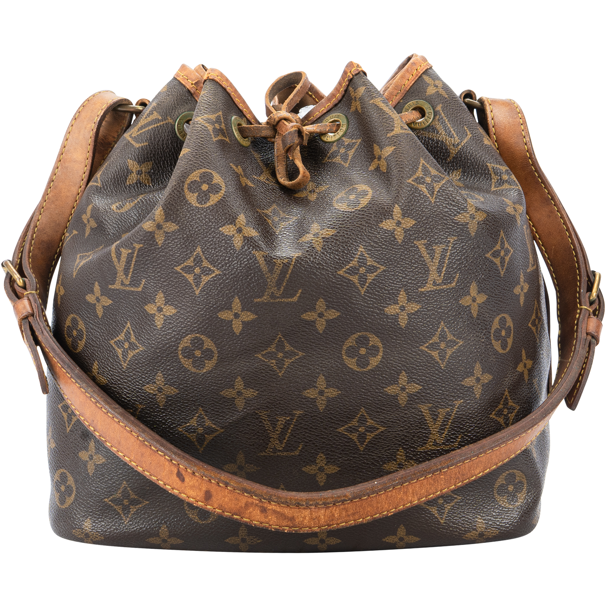 Louis Vuitton Canvas Monogram Sac Noe Petit Shoulder Bag