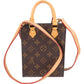 Louis Vuitton Canvas Monogram Petit Sac Plat Handbag