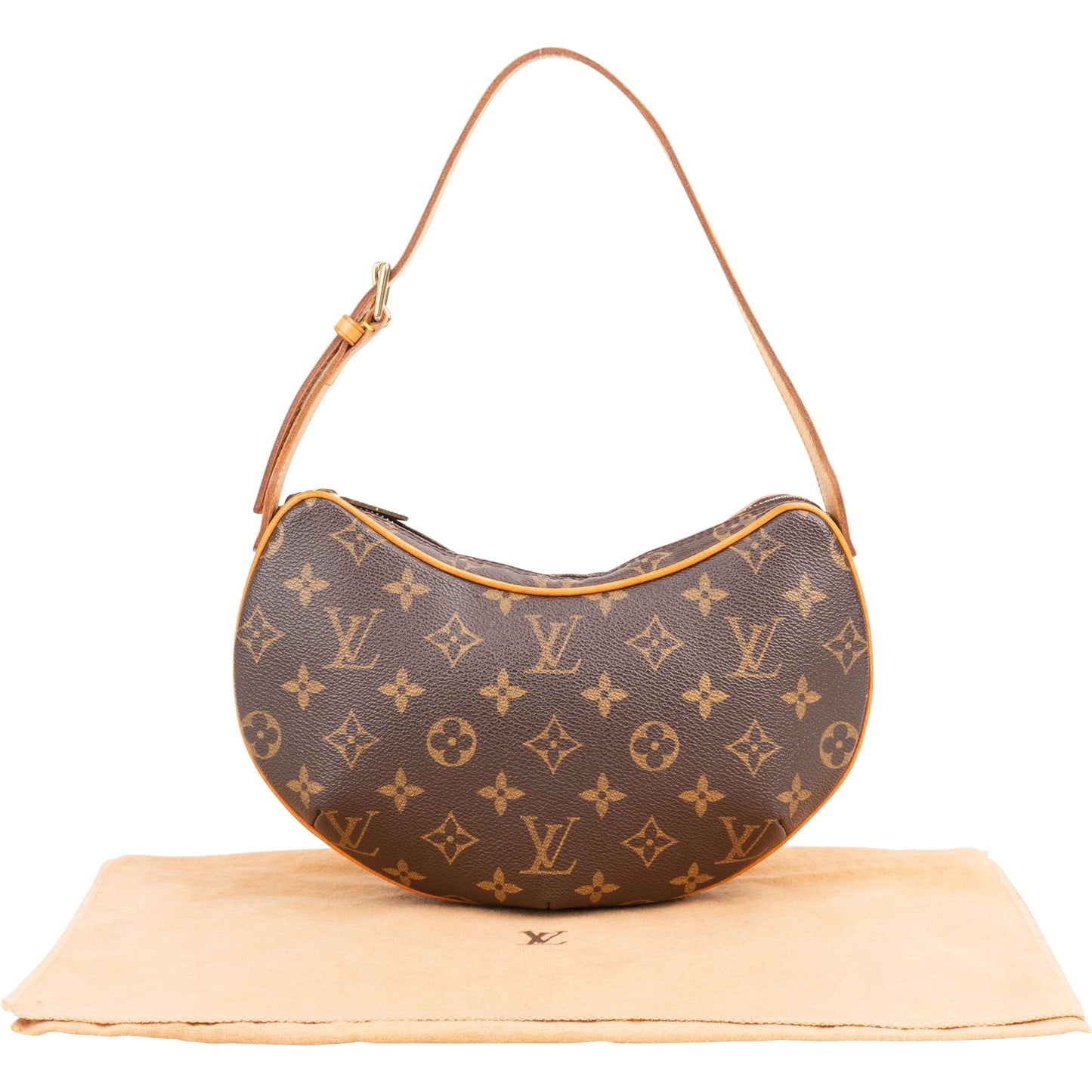 Louis Vuitton Canvas Monogram Croissant PM Handbag