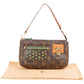 Louis Vuitton Limited Perforated Canvas Monogram Pochette Accessoire Handbag