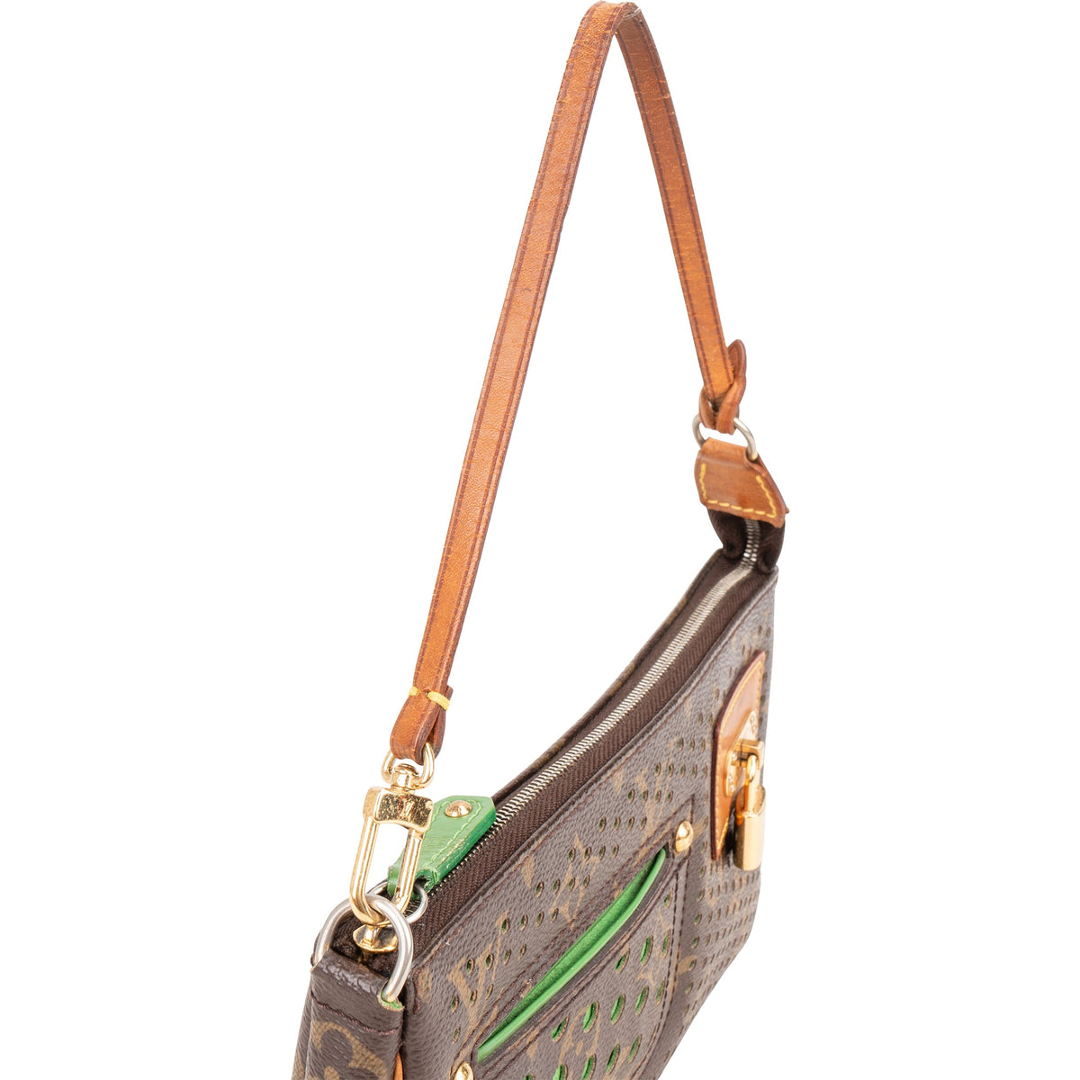 Louis Vuitton Pochette Accessoires aus perforiertem Monogram Canvas (limitiert) – Ansicht 3