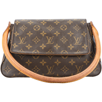 Louis Vuitton Canvas Monogram Looping PM Shoulder Bag