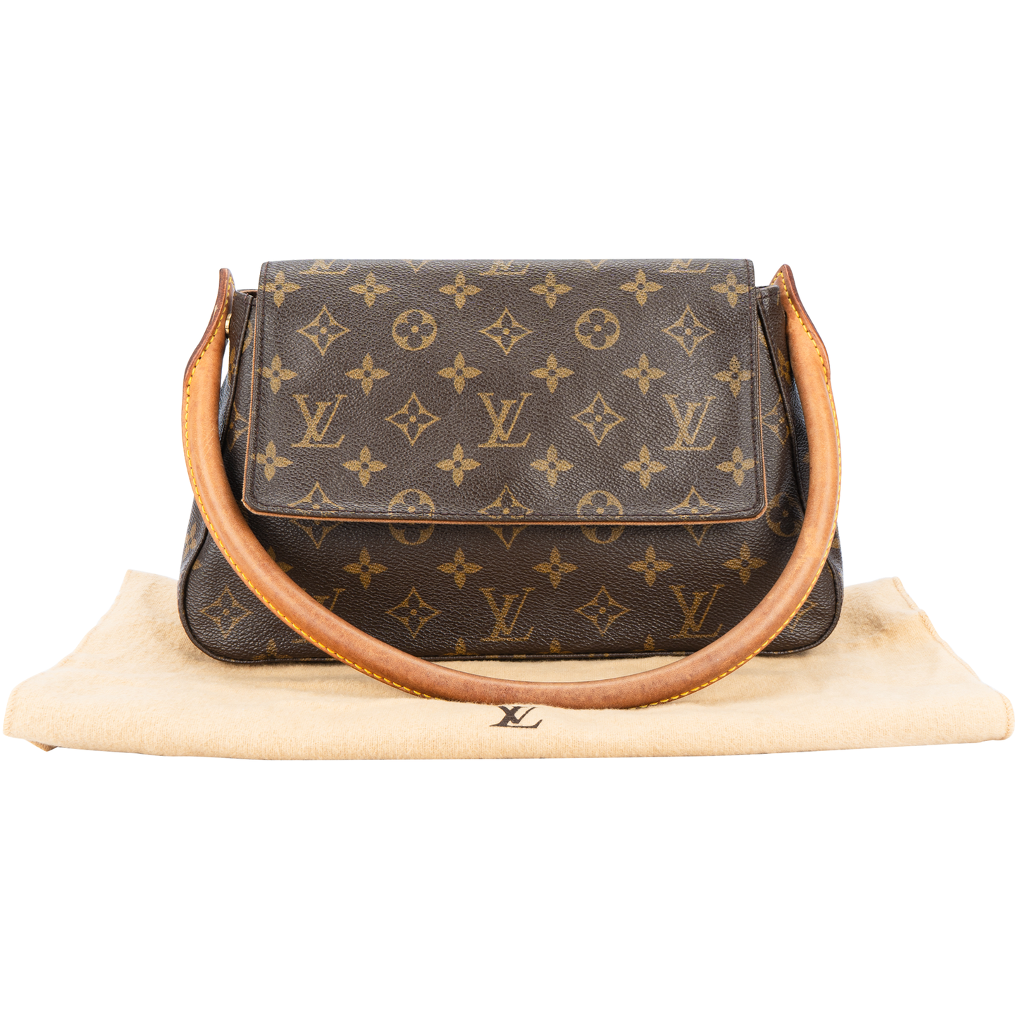 Louis Vuitton Canvas Monogram Looping PM Shoulder Bag