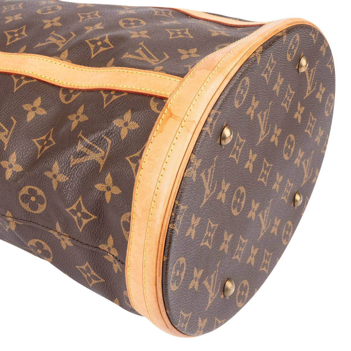 Louis Vuitton Canvas Monogram Bucket Bag GM Shoulder Bag