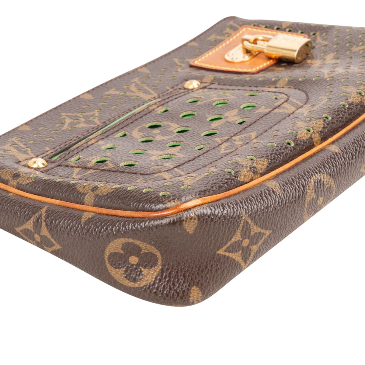 Louis Vuitton Pochette Accessoires aus perforiertem Monogram Canvas (limitiert) – Ansicht 8
