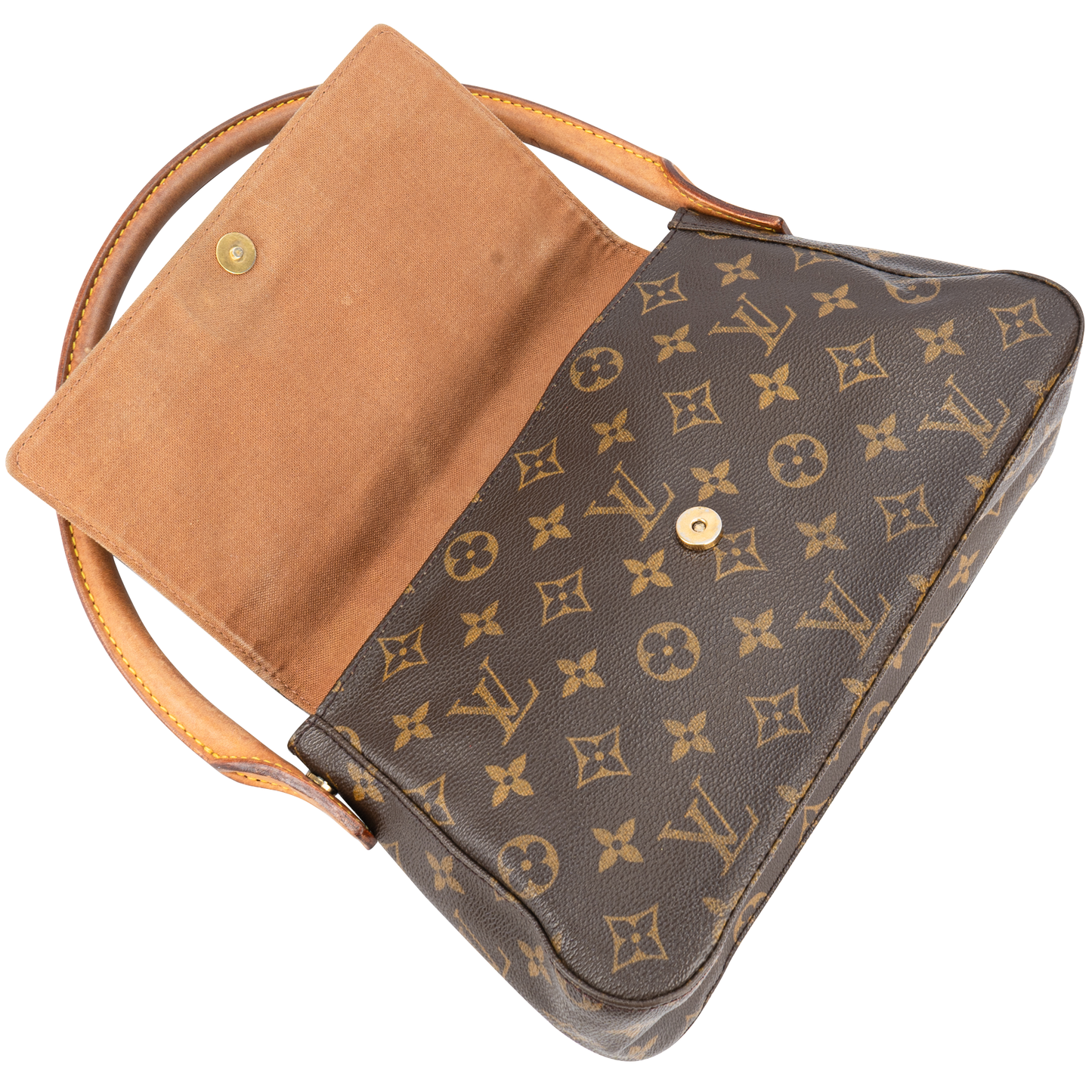 Louis Vuitton Canvas Monogram Looping PM Shoulder Bag
