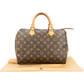 Louis Vuitton Canvas Monogram Speedy 30 Handbag