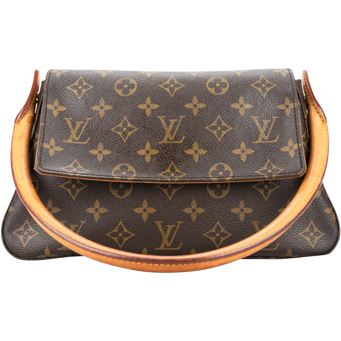Louis Vuitton Canvas Monogram Looping PM Shoulder Bag
