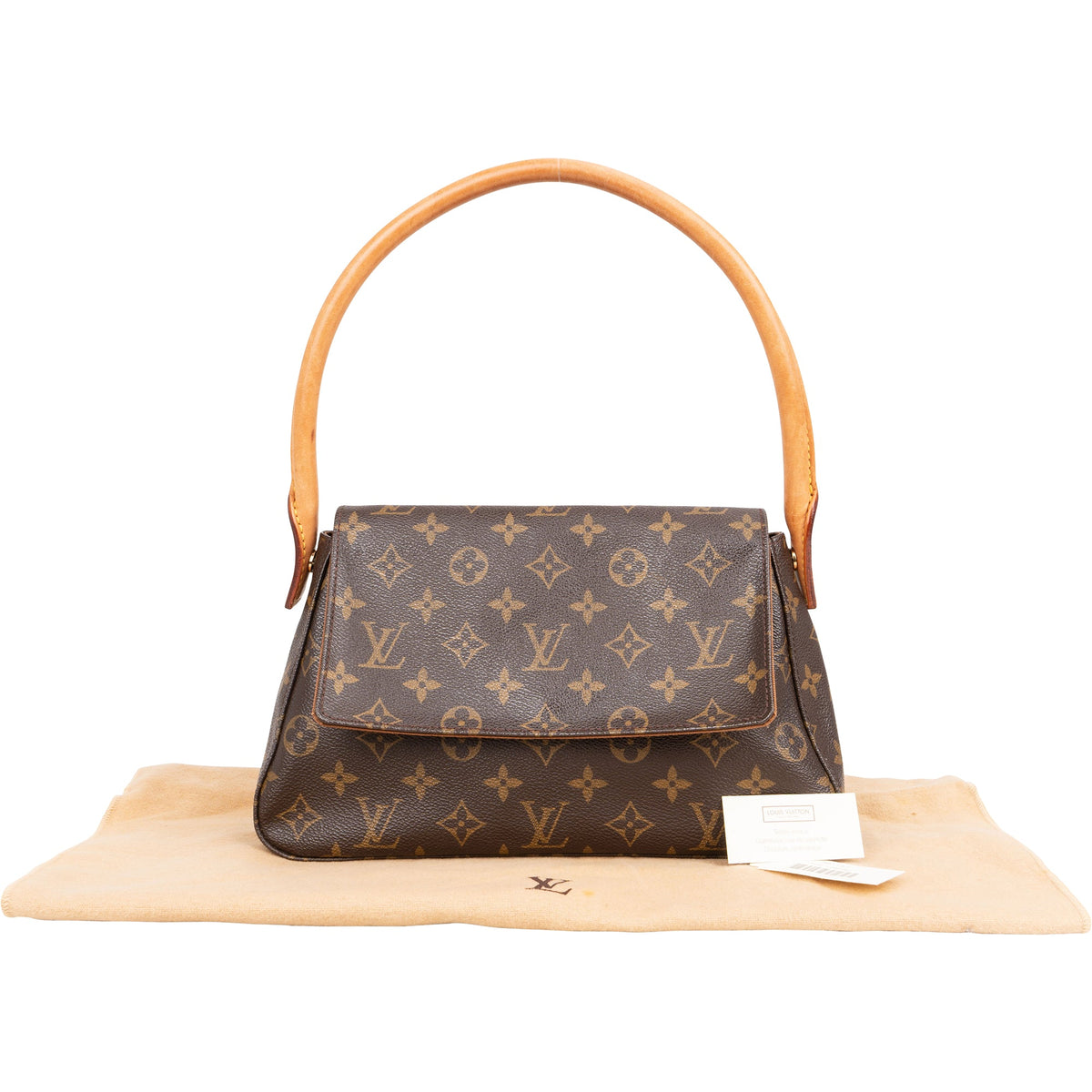 Louis Vuitton Canvas Monogram Looping PM Shoulder Bag