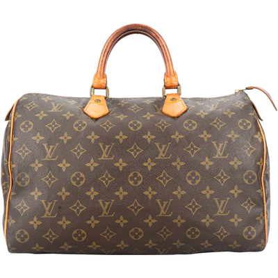 Louis Vuitton Canvas Monogram Speedy 35 Handbag