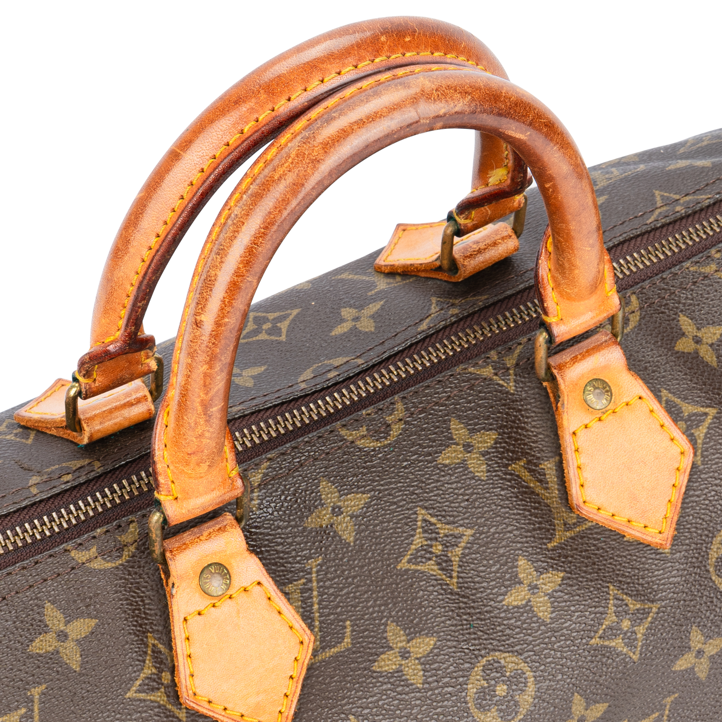 Louis Vuitton Canvas Monogram Speedy 35 Handbag