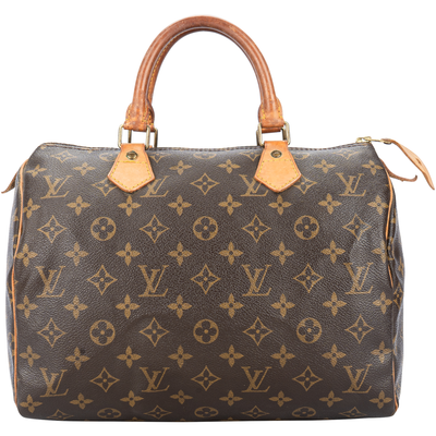 Louis Vuitton Canvas Monogram Speedy 30 Handbag