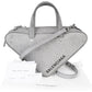 Balenciaga Silver Glitter Traingle Duffle Shoulder Bag
