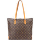Louis Vuitton Canvas Monogram Cabas Mezzo Shoulder Bag