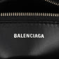 Balenciaga Silver Glitter Traingle Duffle Shoulder Bag