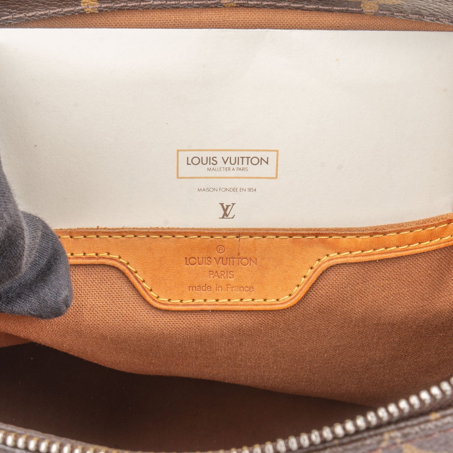 Louis Vuitton Canvas Monogram Cabas Mezzo Shoulder Bag