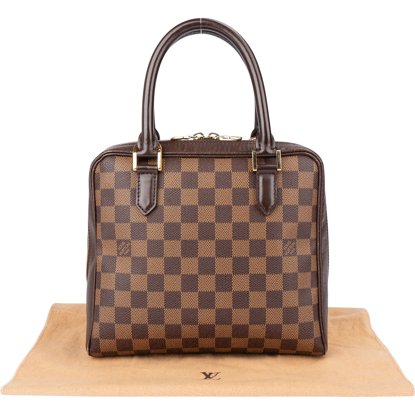 Louis Vuitton Damier Ebene Monogram Brera Handbag