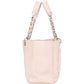 Chanel Rose Quilted Caviar Leather Palladium CC Shoulder Bag